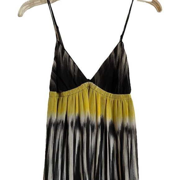 Forever 21 Flowy Boho Maxi Dress Size M Lined Beachy Summery Bohemian Artsy Y2K - Picture 2 of 16